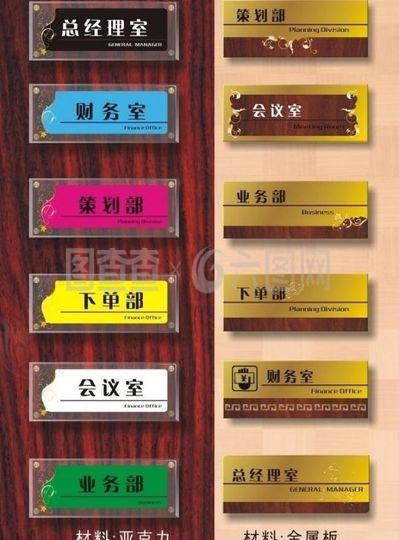 门牌图片